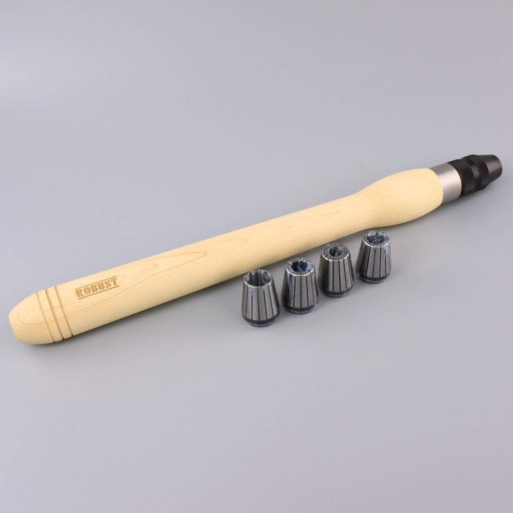 Robust, ER25 Collet Set with Wooden Handle