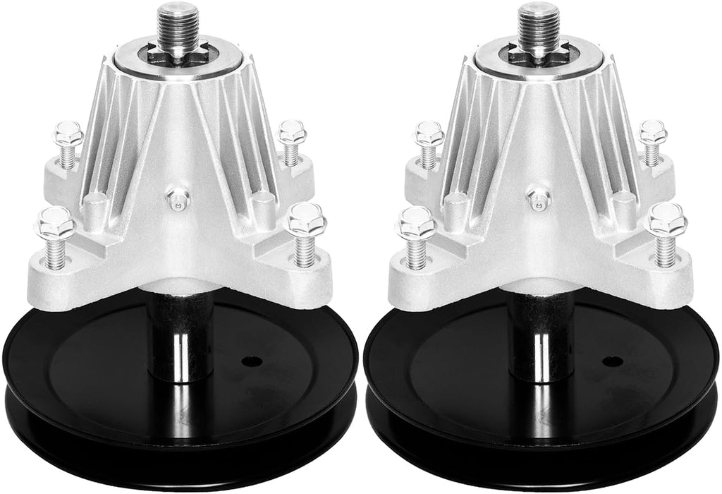 (2 Pack) Replacement Spindle Assembly for Craftsman Troy Bilt Cub Cadet Lawn Mower, Replaces 918-06991 618-06991, for Huskee LT4200, Craftsman T1000 T1200 T1400 T1800 Mandrel Assembly 42" Mower Deck