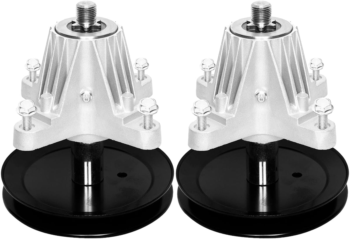 (2 Pack) Replacement Spindle Assembly for Craftsman Troy Bilt Cub Cadet Lawn Mower, Replaces 918-06991 618-06991, for Huskee LT4200, Craftsman T1000 T1200 T1400 T1800 Mandrel Assembly 42" Mower Deck