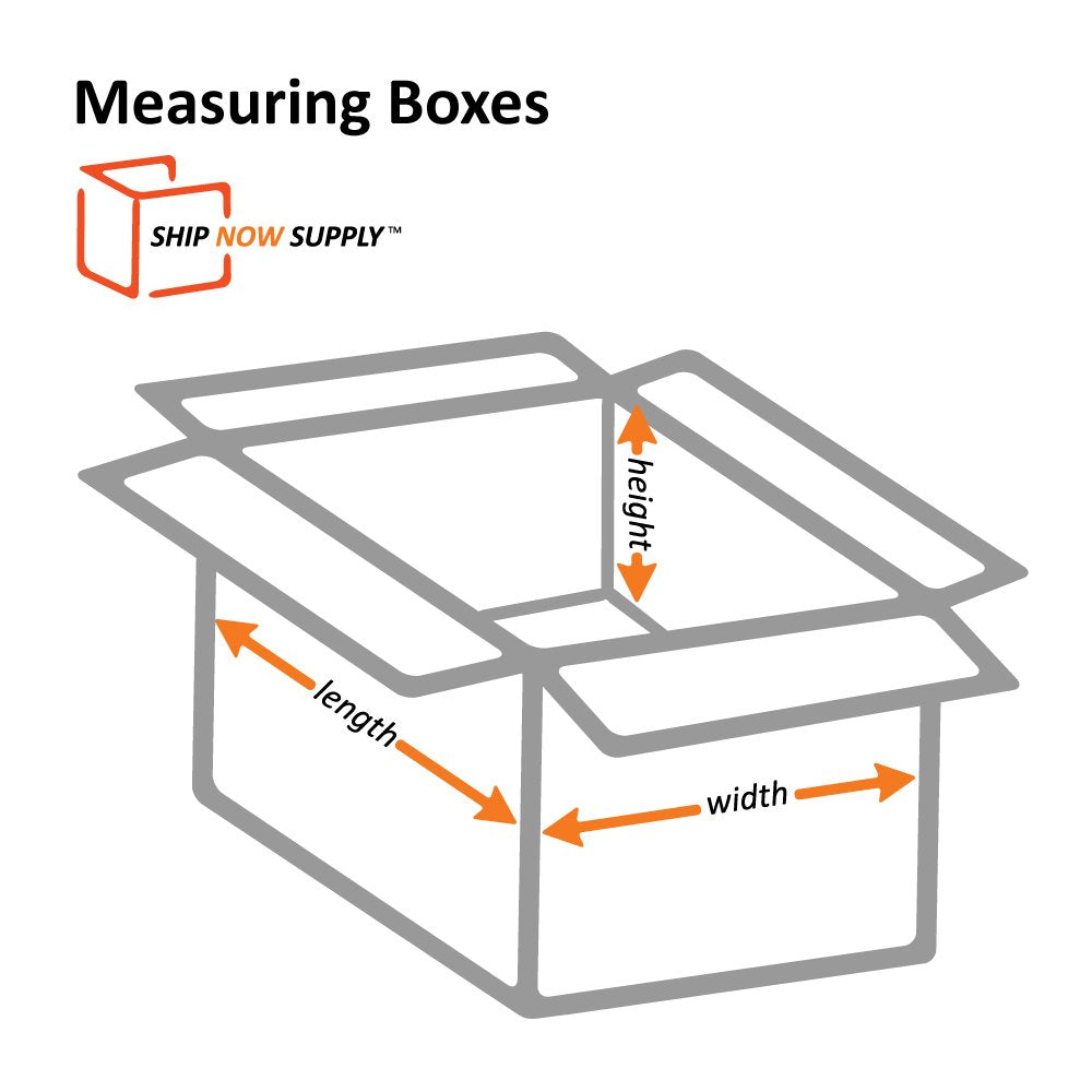 SN141414W Corrugated Boxes, 14"L x 14"W x 14"H, White (Pack of 25)