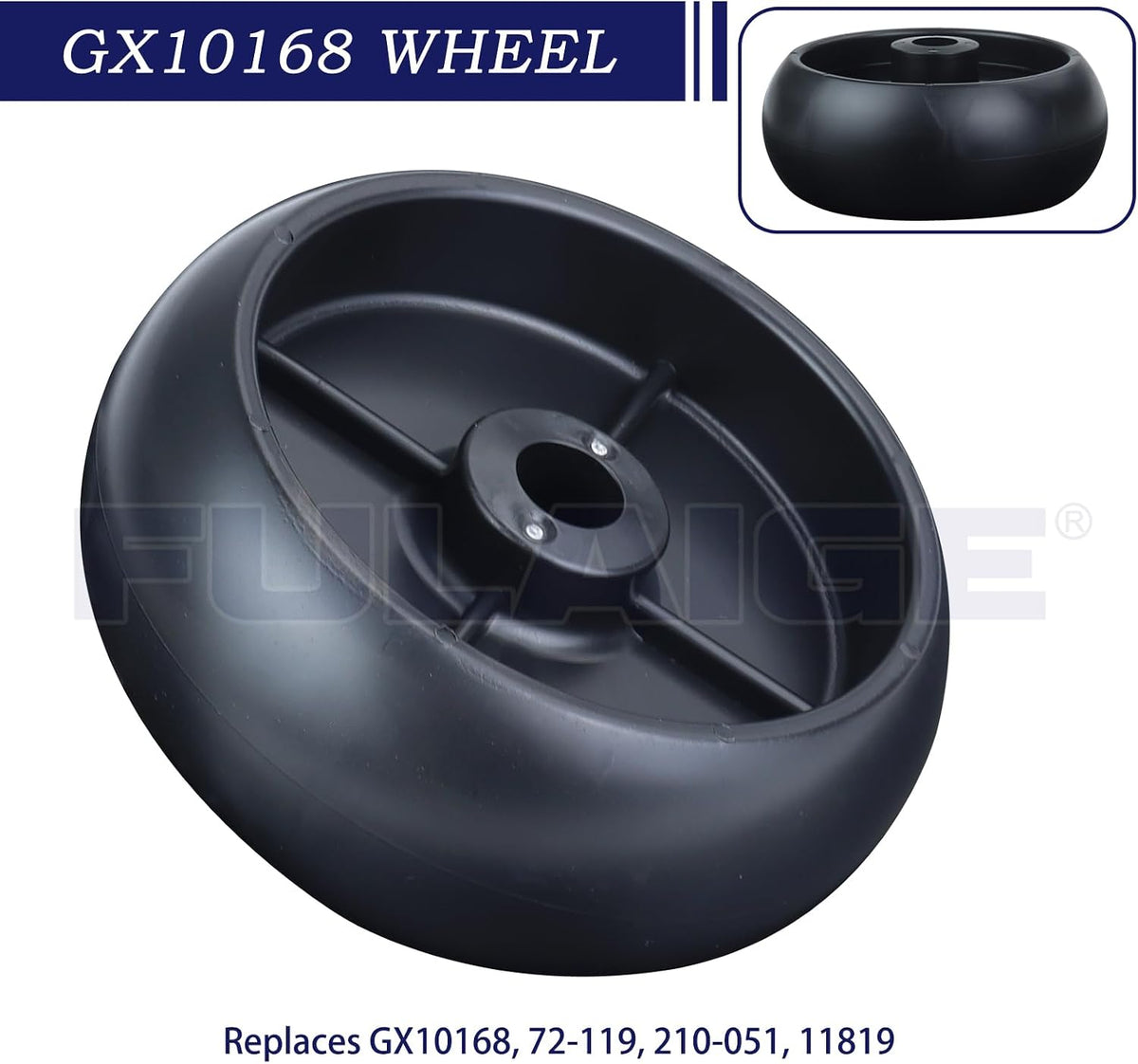 4 Pack GX10168 Deck Wheels for John Deere Z425 Z445 D140 D170 Mower