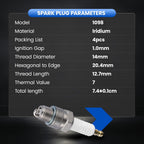 Iridium Spark Plug 1098 4 Pack for Yamaha Outboard