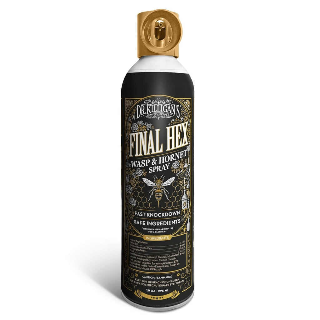 Final Hex Wasp and Hornet Spray - Aerosol Bug & Flying Insect Spray, Reaches up to 15 ft (10 oz) | Final Hex Hornet &