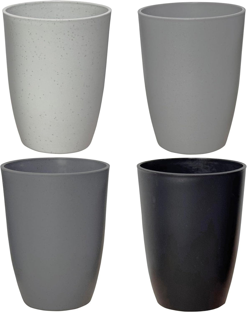 Wheat Straw Reusable Cup (12 oz) - Unbreakable Drinking Glasses Sets of 4 - Dishwasher Safe Tumbler - Lightweight