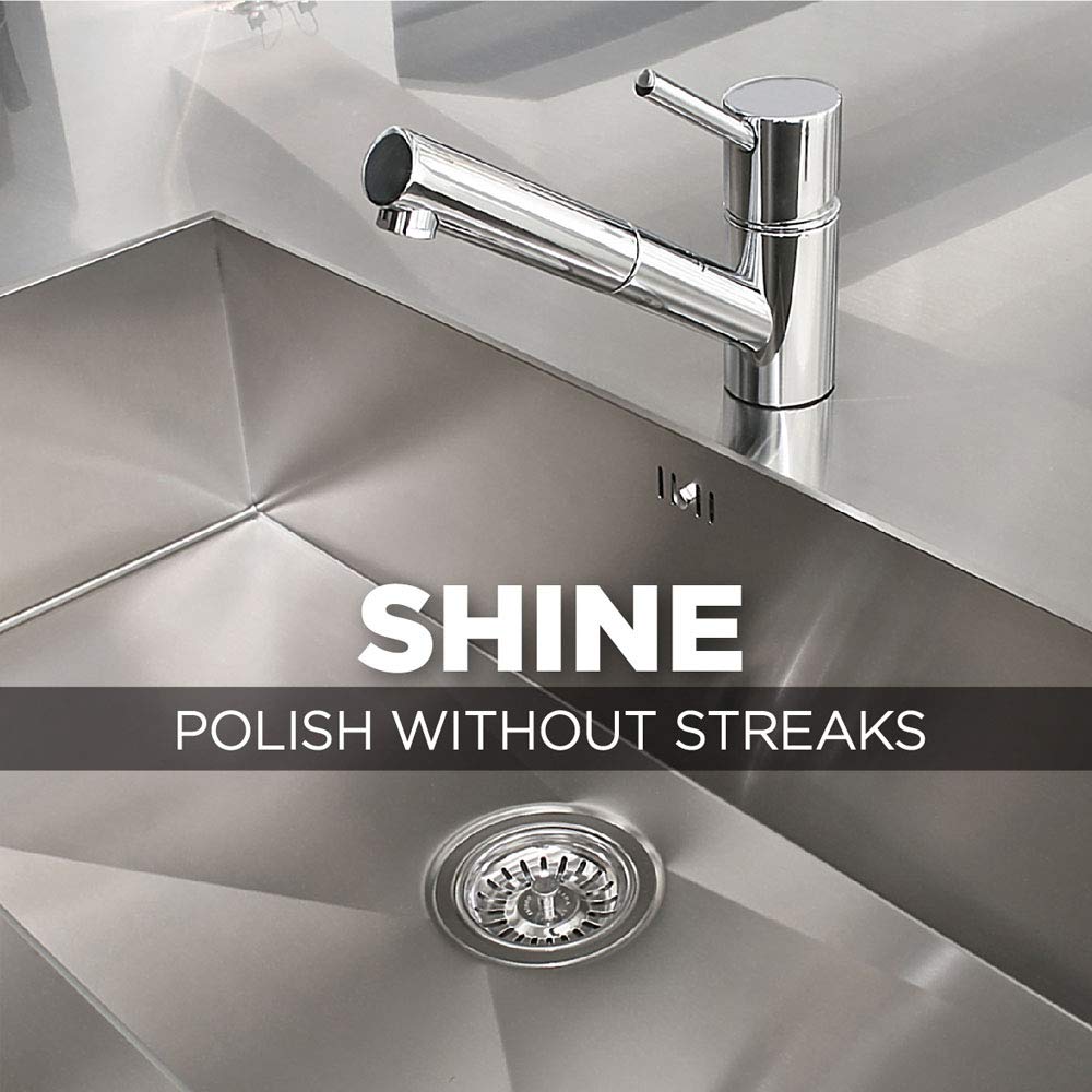 Stainless Steel Sink and Pots & Pans Cleaner and Polish