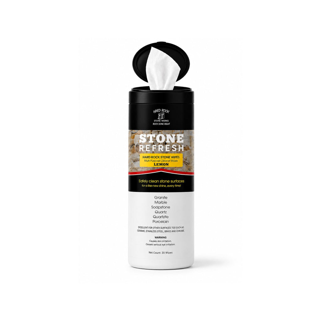 Stone Refresh Wipes - Lemon Scent