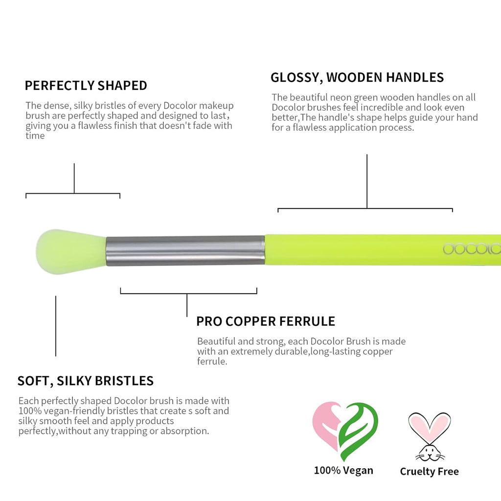Eyeshadow Brush Set 15Pcs, For Eye Shading, Blending & Detail Work