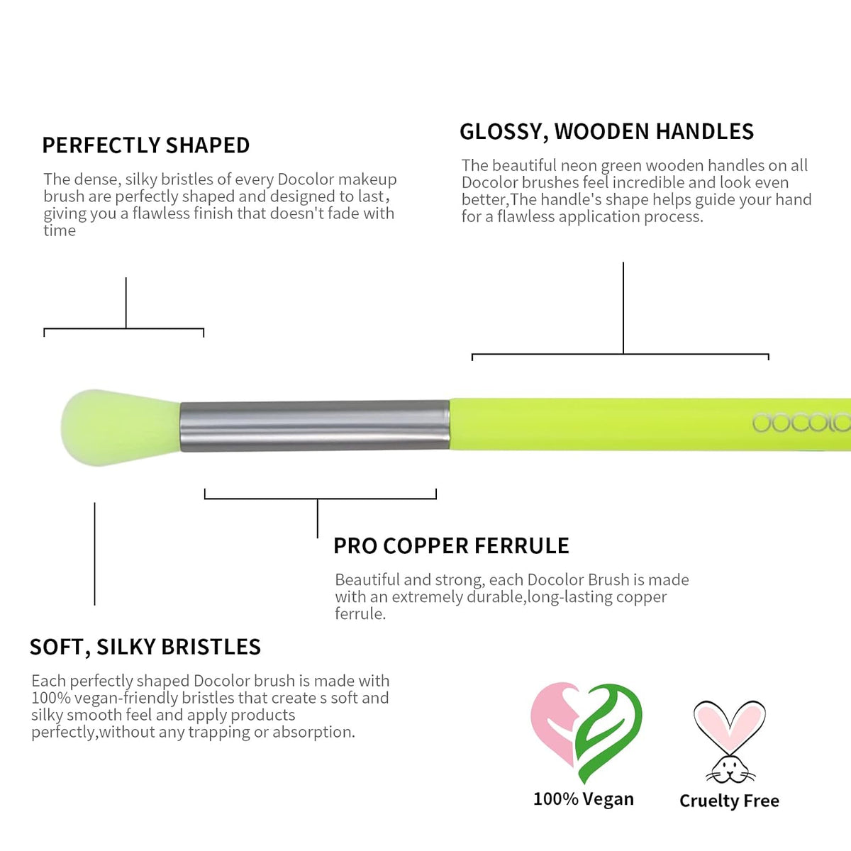 Eyeshadow Brush Set 15Pcs, For Eye Shading, Blending & Detail Work
