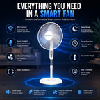 Smart 16" Standing Fan with WiFi Control