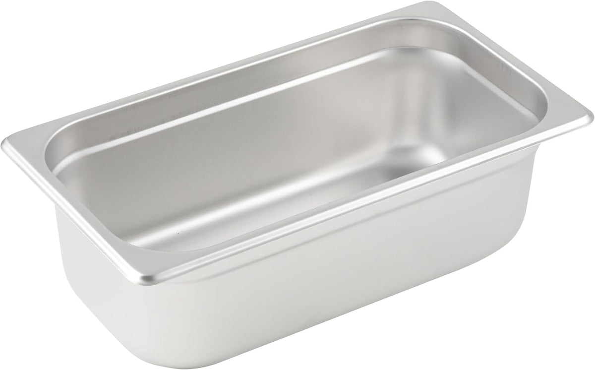 Anti-Jam 1/3 Size Pan, 4-Inch, Stainless Steel