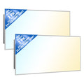 2Pack 2x4 LED Panel Light 5CCT Selectable Drop Ceiling Light Fixture