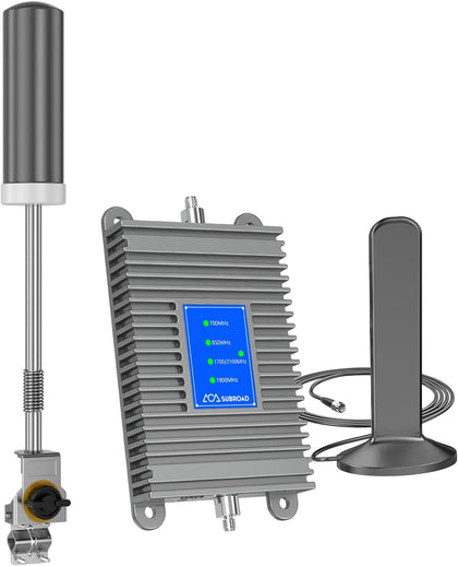 Cell Phone Signal Booster for Truck, Off Road Vehicles,RV,SUV | | High Gain Antenna | Vehicle Cell Phone Booster