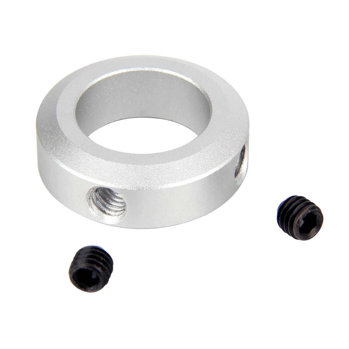 (4-Pack) Aluminum Alloy 12mm Bore Shaft Collars Screw Style，Bore Shaft Collars with 12mm Bore Size, 20mm Outer Diameter, and 8mm Width - Suitable for CNC Machine Tools