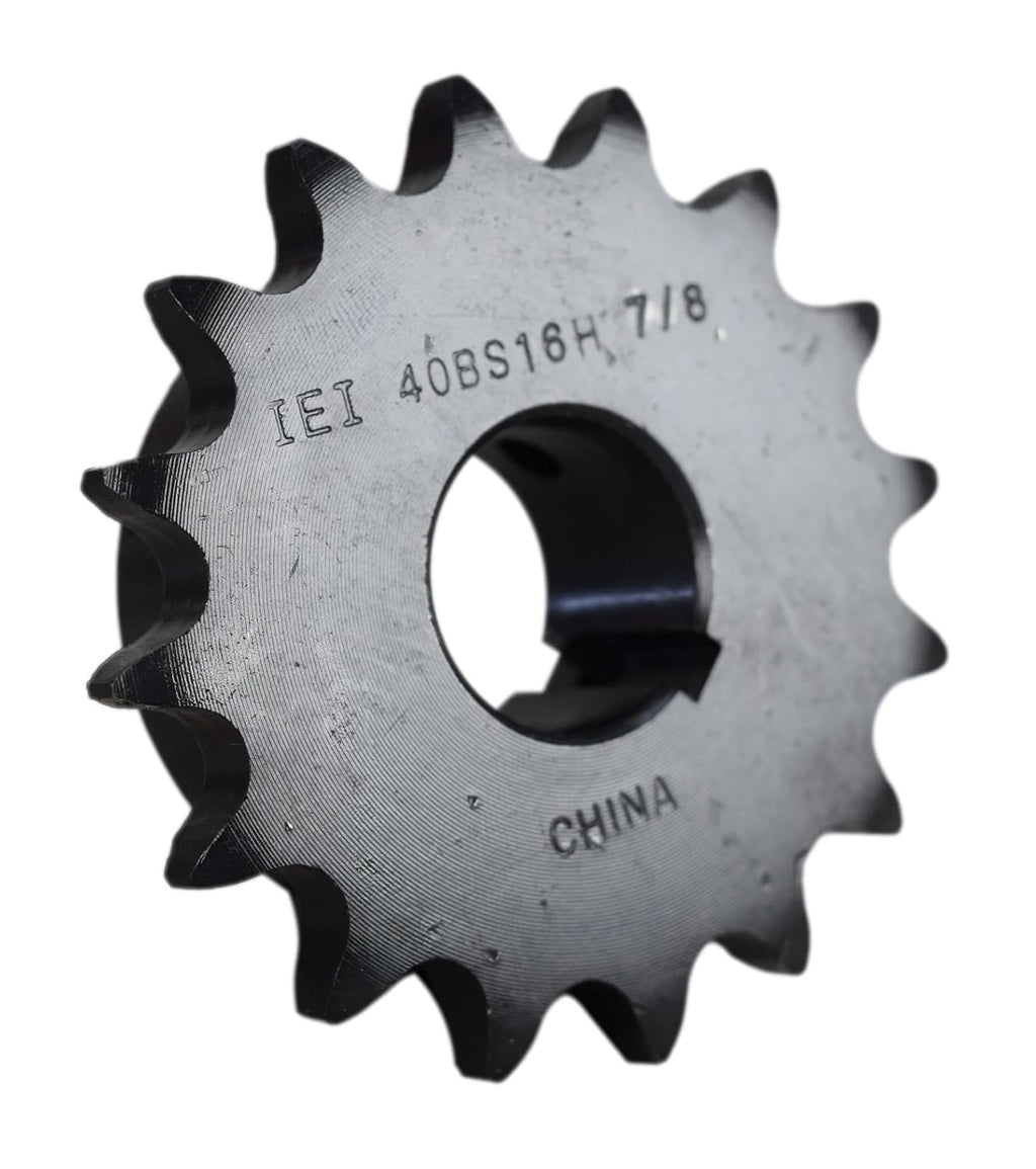 40 Roller Chain Sprocket 16 Teeth 7/8" Bore 40B16-7/8 40BS16H-7/8