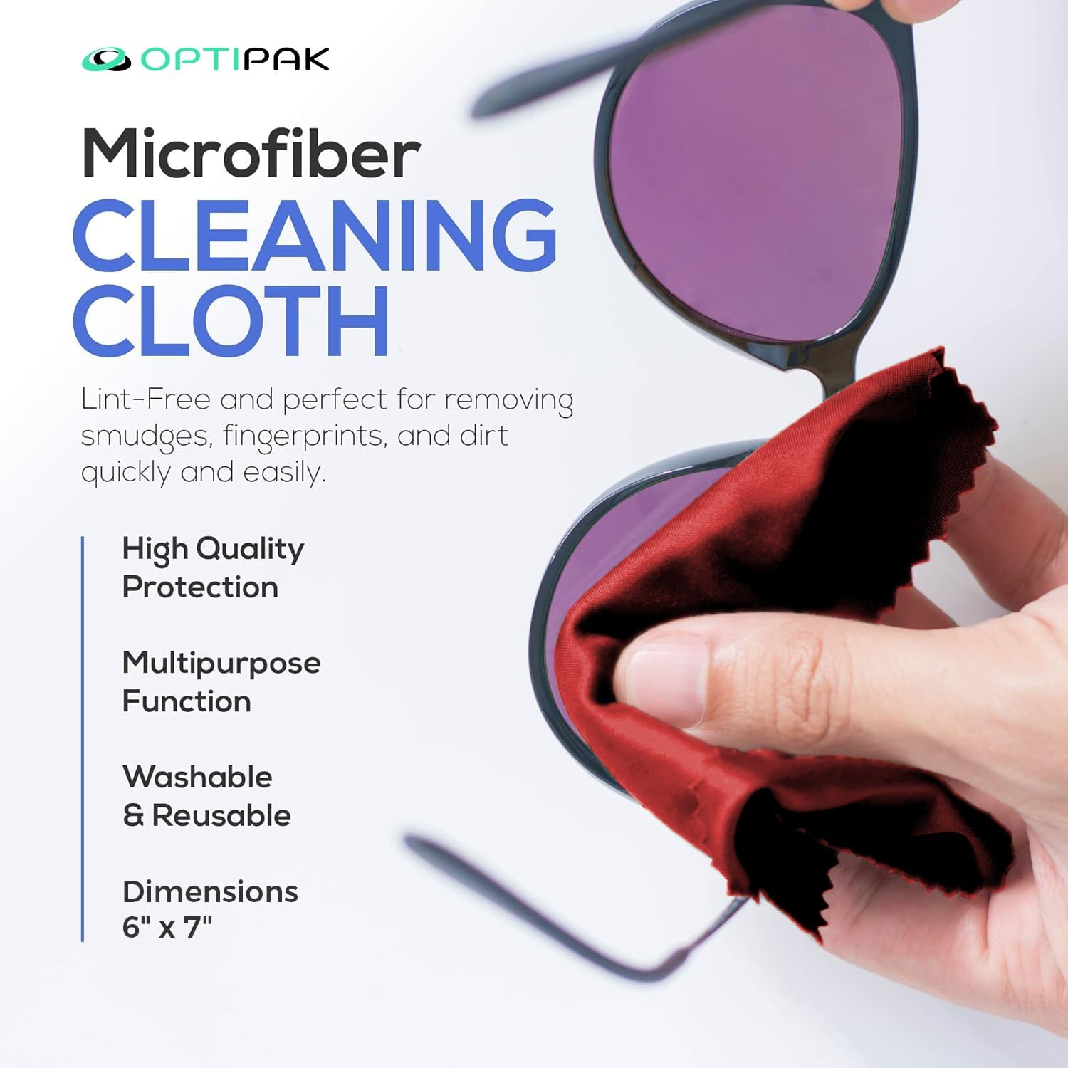 Sparkle Anti-Reflective Safe Lens Cleaner & Repair Kit – (2) 1oz Glasses Cleaner Spray, (2) Microfiber Cloth &