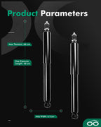SCITOO Rear Shocks Pair for Ford E-350 Super Duty shock absorbers