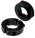 Split Axle Collar 1 Inch Bore, Steel, Keyed (2 Pack)