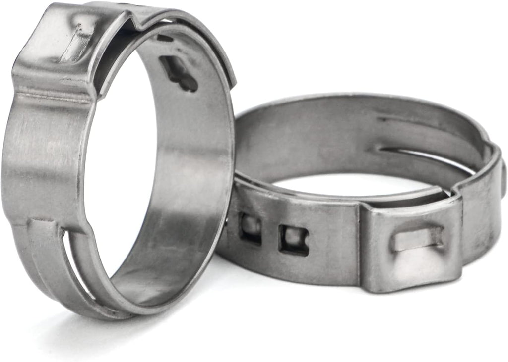 iCrimp 1 Inch Stainless Steel PEX Cinch Clamp Rings