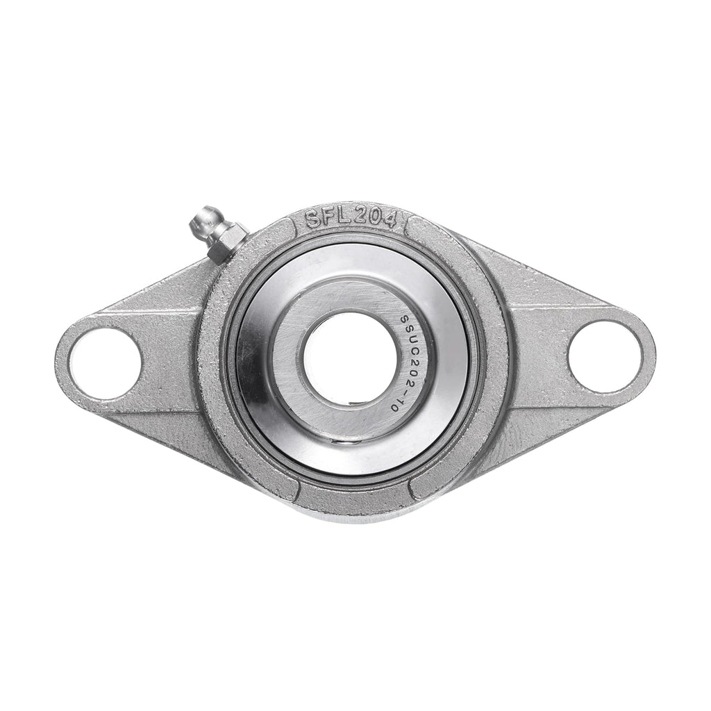 uxcell 2Pcs SUCFL202-10 Pillow Block Bearings 5/8 in Bore Self Alignment