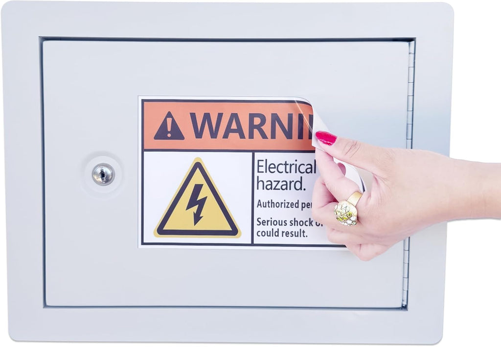 In-Wall Safe with Key Lock, Concealed Heavy-Duty Steel Wall Safe for Documents, Jewelry, Cash & Valuables, Recessed