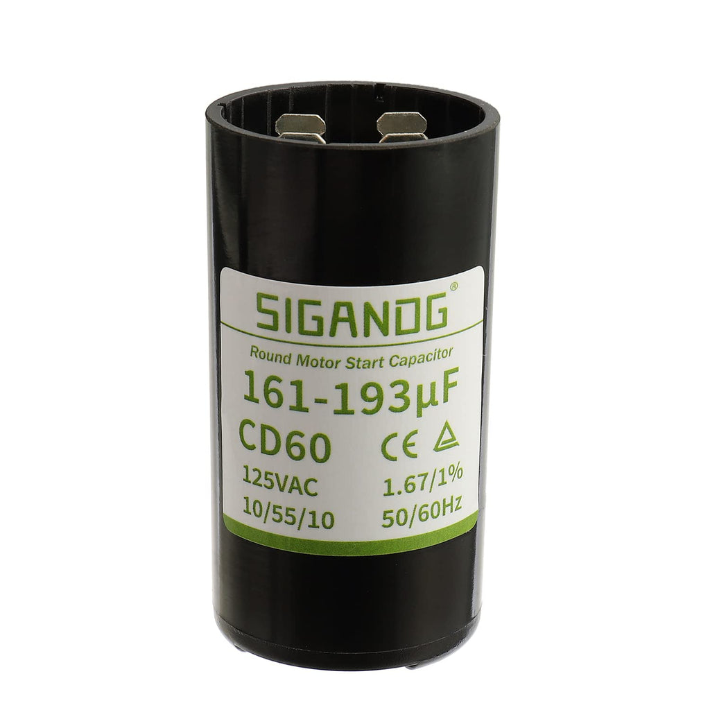 161-193 MFD 110-125 VAC Round Start Capacitor 50/60 Hz AC