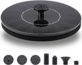 Solar Fountain Pump 1.5W Upgraded Submersible Solar Water Fountain Panel Kit for Bird Bath,Small Pond,Garden and Lawn
