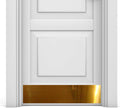 Premium Door Kick Plate – Kwik Plate Mounting – No Drill Protective Door Plate for Interior & Exterior Doors - Made