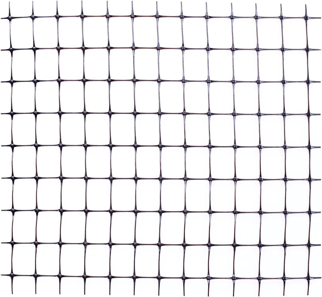 Deer Netting - Heavy Duty, 7ft Netting for Gardens - 7 Ft x 100 Ft - Black Polypropylene