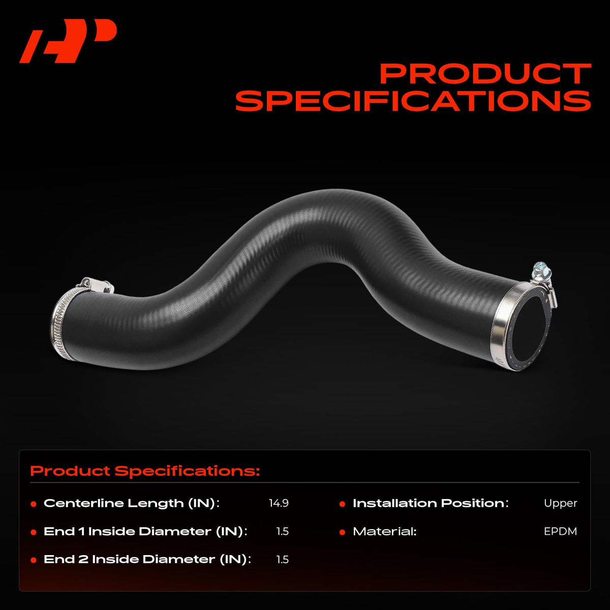 A-Premium Upper Engine Radiator Coolant Hose Compatible with Chevrolet, GMC