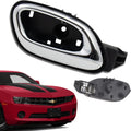 E-Vniko Front Right Door Handle Chrome with Panel Compatible with Chevrolet Chevy Camaro 2010-2015 Replace Passenger Side Inside Handle 20955302 REPCV462119