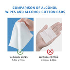 100 Count Individually Packed Hand Sanitizing Wipes - 75% Alcohol Formula with Aloe, Moisturizer, and Vitamin E
