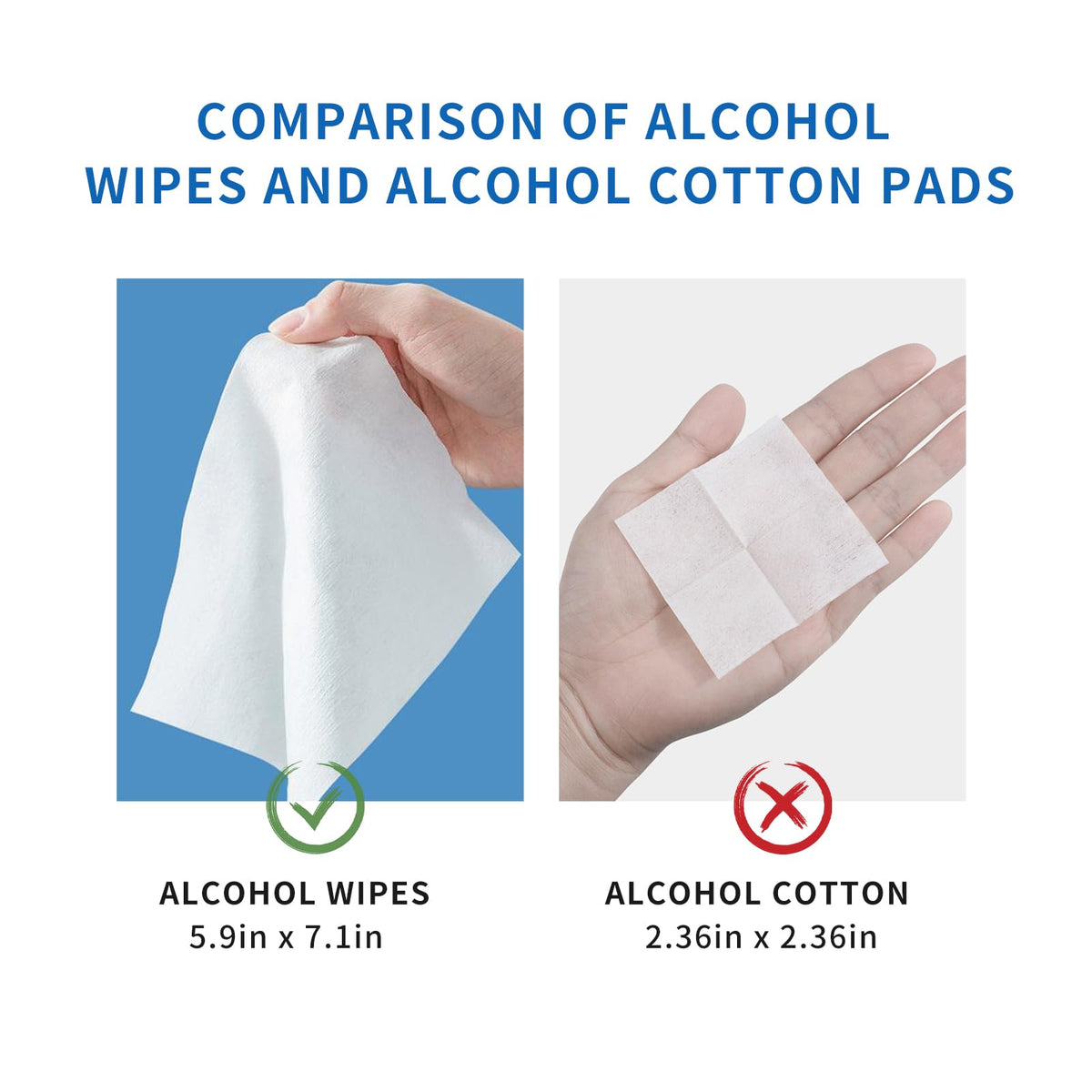 100 Count Individually Packed Hand Sanitizing Wipes - 75% Alcohol Formula with Aloe, Moisturizer, and Vitamin E