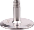 DERNORD Sanitary Male Threaded Pipe Fitting to 2 INCH (OD 64mm Ferrule) TRI CLAMP (Pipe Size: 1/4" NPT （2 Inch Tri clamp）)