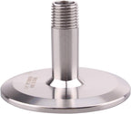 DERNORD Sanitary Male Threaded Pipe Fitting to 2 INCH (OD 64mm Ferrule) TRI CLAMP (Pipe Size: 1/4" NPT （2 Inch Tri clamp）)
