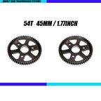 2pcs Hardened Steel 54T Spur Main Gear for Traxxas 1/10 Slash Stampede Rsutler Jato 4x4 6804 6807 6808 6708 Upgrade Parts,Replace#3956