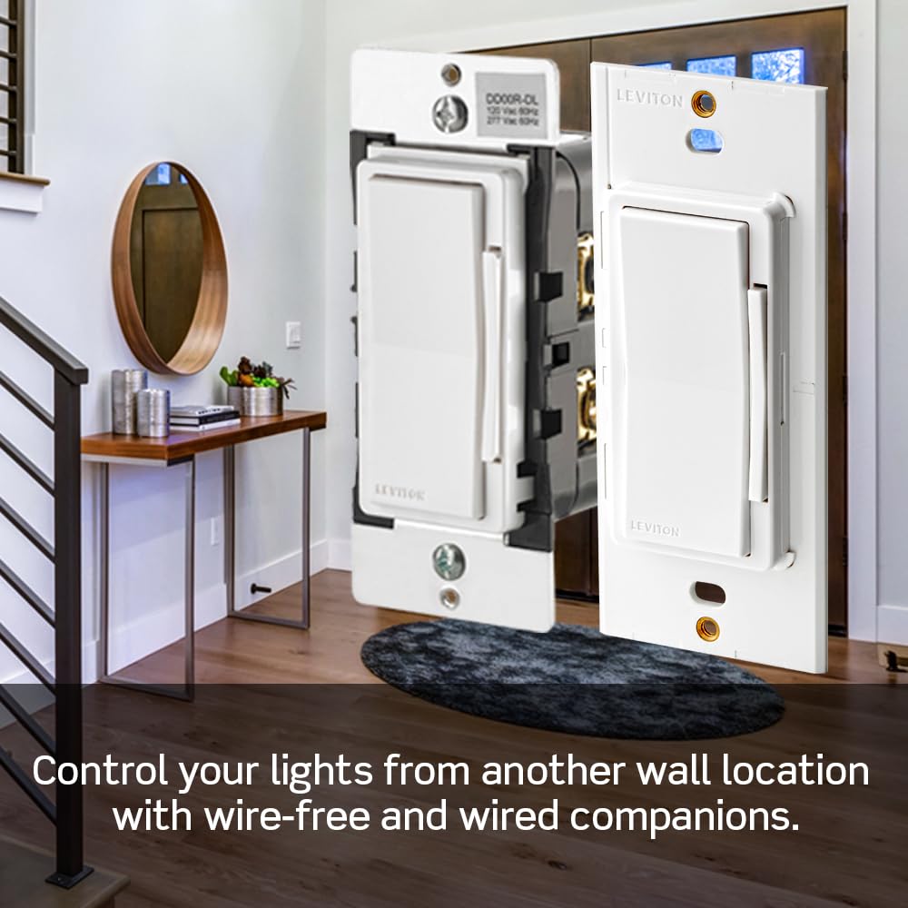 Decora Smart Dimmer Switch, Wi-Fi 2nd Gen, Neutral Wire Required, Works with Matter, Alexa, Google Assistant, Apple