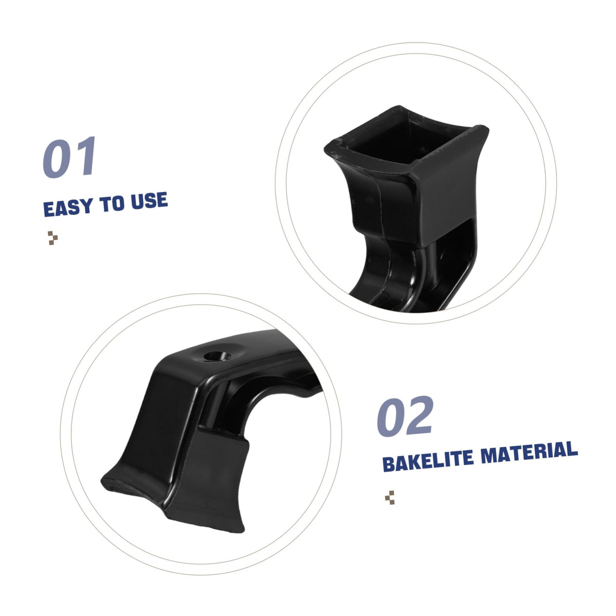 4pcs Bakelite Coffee Pot Grip Replacement Handle for Glass Kettles
