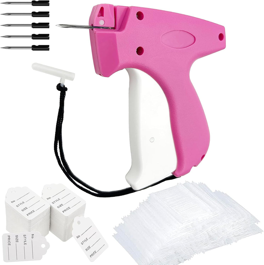 Price Tagging Gun for Clothing, Standard Retail Price Tag Attacher with Gun for Clothes 1600 1" Barbs Fasteners, 400