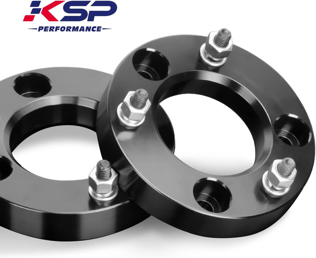 KSP 1.5" F150 Leveling Kits, 1.5in Front Strut Spacers Compatible with F-150 2004-2026 Expedition 2003-2018 Lincoln Mark LT 2005-2008, 1-1/2inch Suspension Level Kit (Package of 2pcs Black)