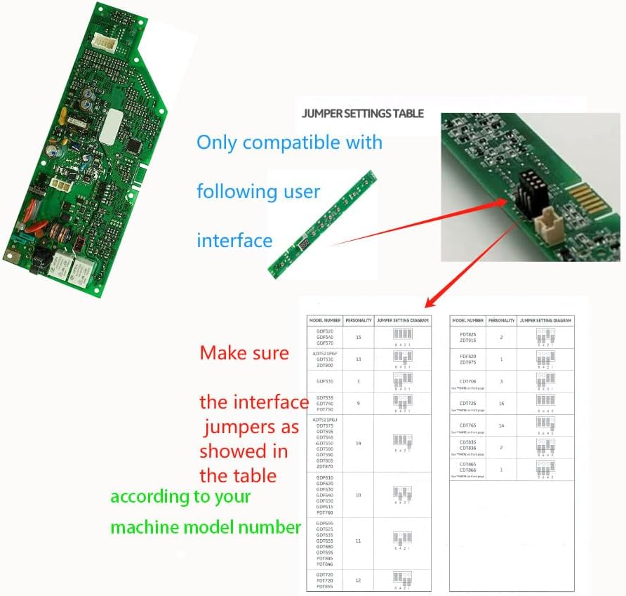 WD21X24901 Dishwasher Control Board compatible with GE dishwashers