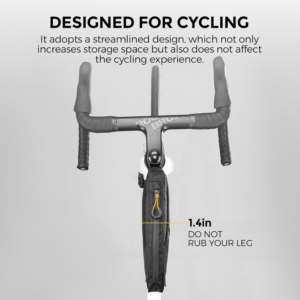 Top Tube Bike Bag for Cycling, Bicycle Frame Bag for Bikepacking, Waterproof Bike Storage Bag, Cycling Accessories