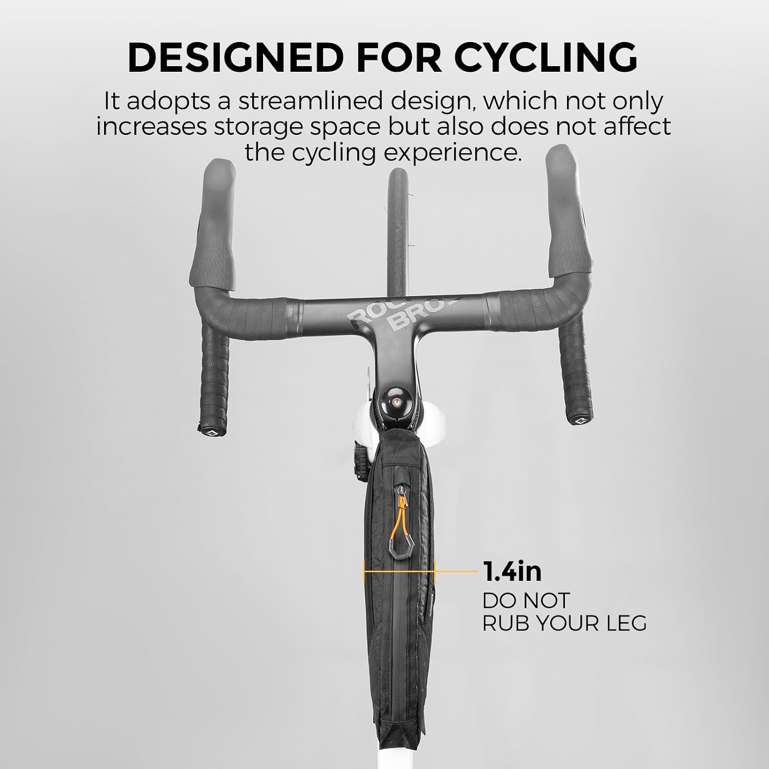 Top Tube Bike Bag for Cycling, Bicycle Frame Bag for Bikepacking, Waterproof Bike Storage Bag, Cycling Accessories