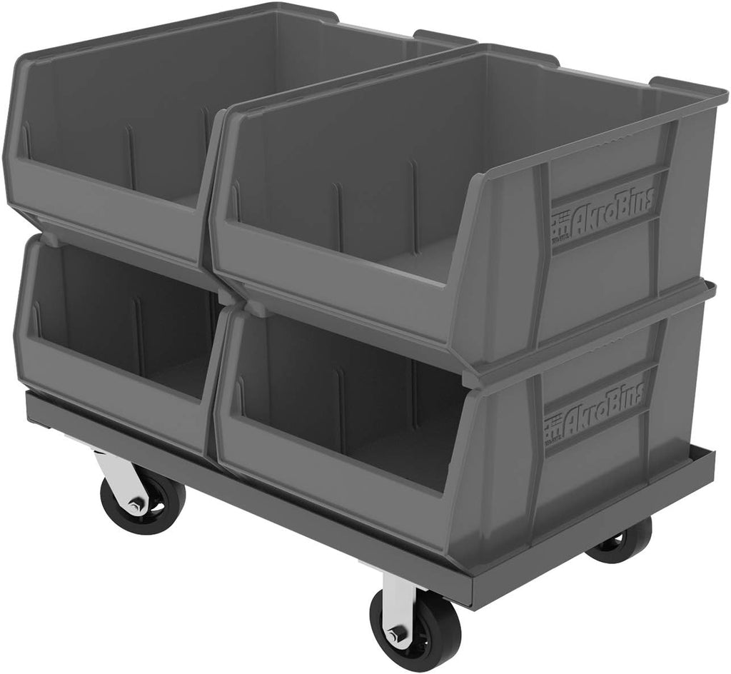 30289 Super-Size AkroBins Plastic Storage Bins, Space-Saving Stackable Bins for Garage, Classroom, Warehouse