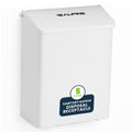 Sanitary Napkin Disposal Receptacle, Wall Mounted Trash Can, White