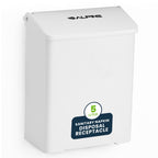 Sanitary Napkin Disposal Receptacle, Wall Mounted Trash Can, White