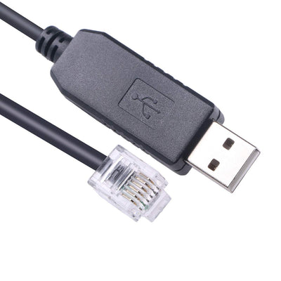 Green-utech PLC Programming Cable USB RJ12 6P6C PL2303GT USB RS232 Serial Cable for DirectLOGIC DL05 DL06 DL105 DL205 D3-350 D4-450 D2-DSCBL (3.2 Feet)