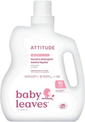 ATTITUDE Baby Laundry Detergent, Dermatologist Tested, Unscented, 80 Loads