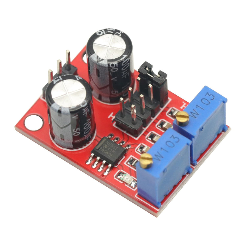 5Pcs NE555 Pulse Frequency,Pulse Generator, Duty Cycle Adjustable Module,Square/Rectangular Wave Signal Generator,Stepping Motor Driver