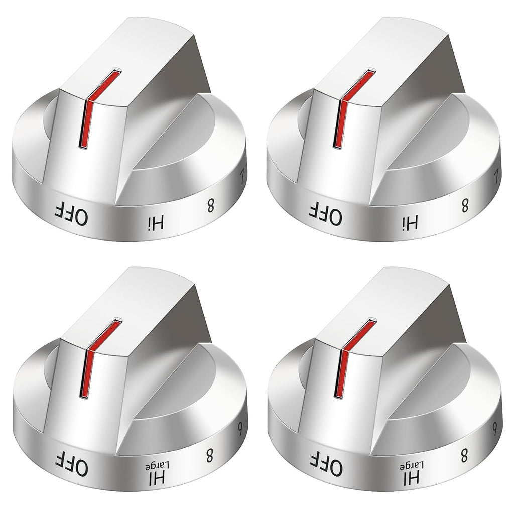 DG94-03500A/Z Stove Knobs Replace for Samsung Gas/Electric Range, 4 Pack | DG94-03500V DG94-03500W Knobs Compatible