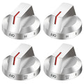 DG94-03500A/Z Stove Knobs Replace for Samsung Gas/Electric Range, 4 Pack | DG94-03500V DG94-03500W Knobs Compatible